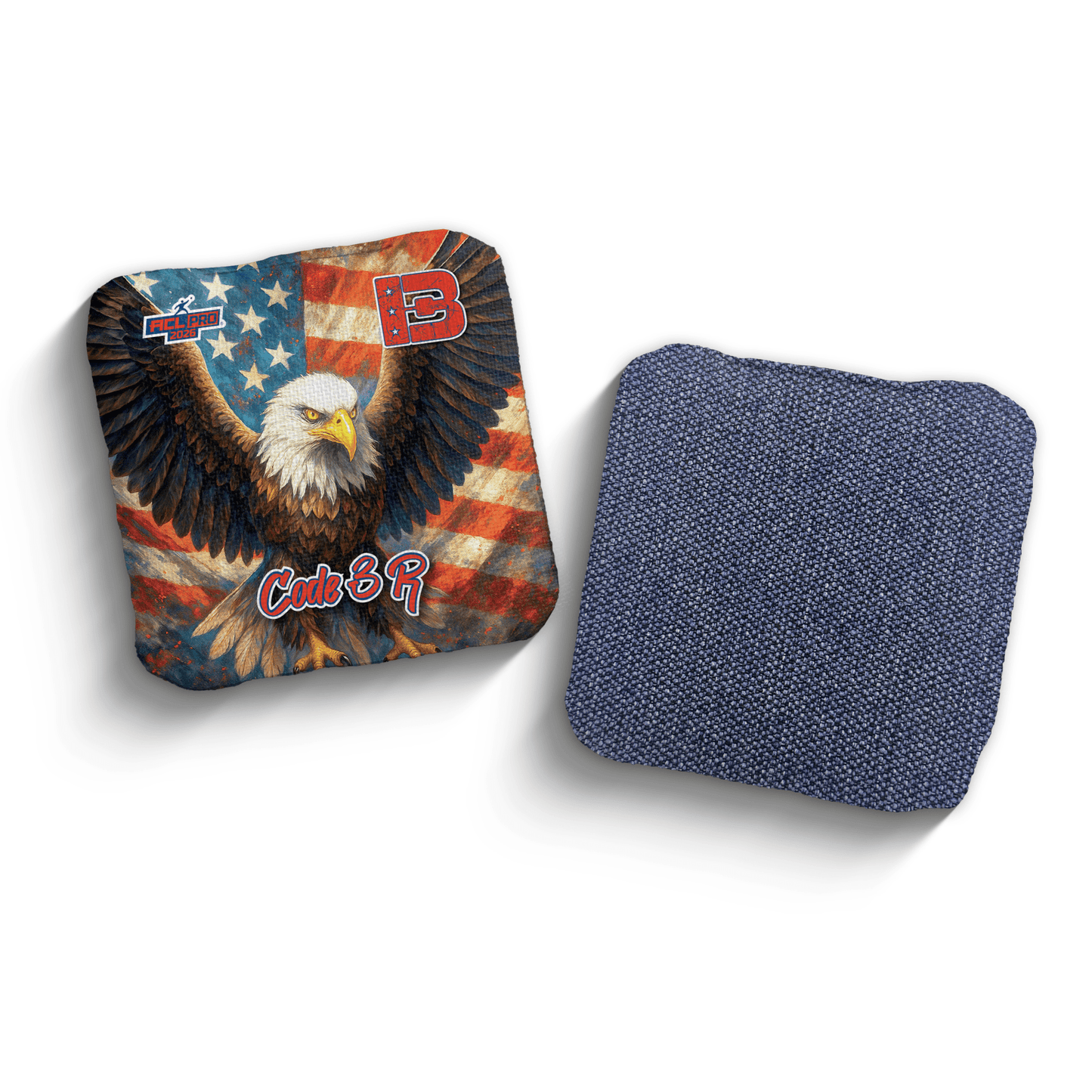 2026 Brotherhood Cornhole Code 3 American Eagle Edition ACL Pro Stamped Cornhole Bags