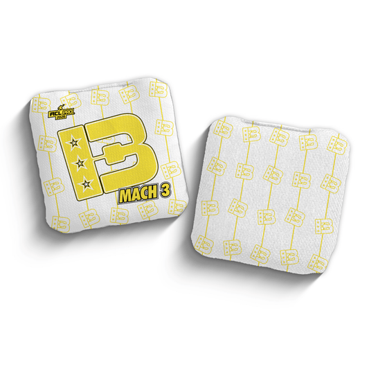 2026 Brotherhood Cornhole Mach 3 TV Approved Light Colored ACL Pro Stamped Cornhole Bags