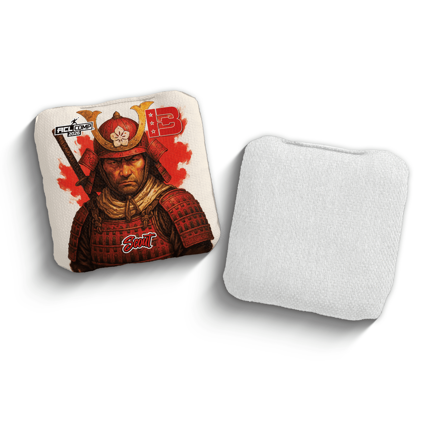 2026 Brotherhood Cornhole Scout Samurai Edition ACL Comp Stamped Cornhole Bags