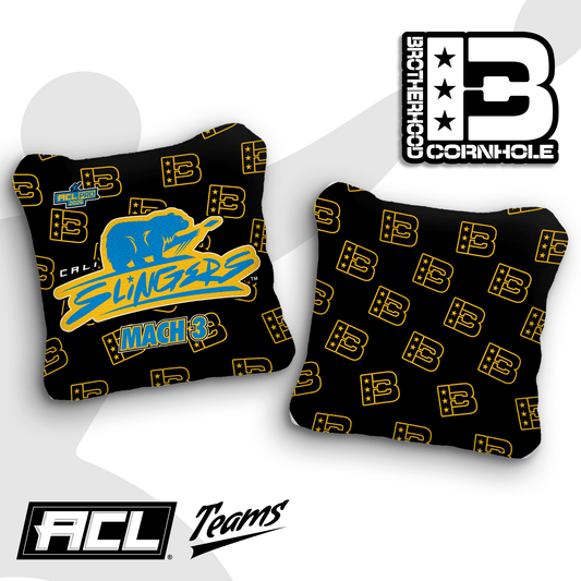 2026 Cali Slingers Pro Team Mach 3 Cornhole Bags – ACL Pro Stamped