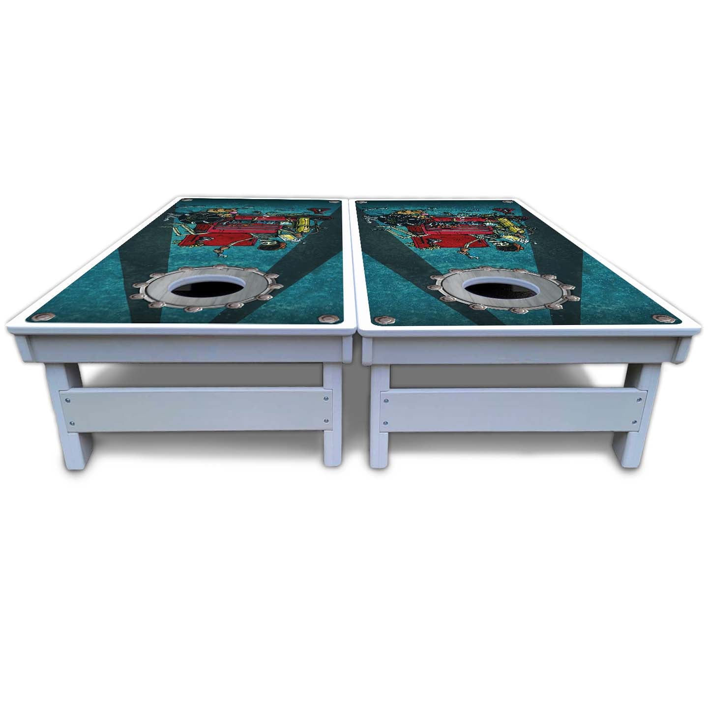 Artist Series Cornhole Boards - All Weather Series - Garage Life