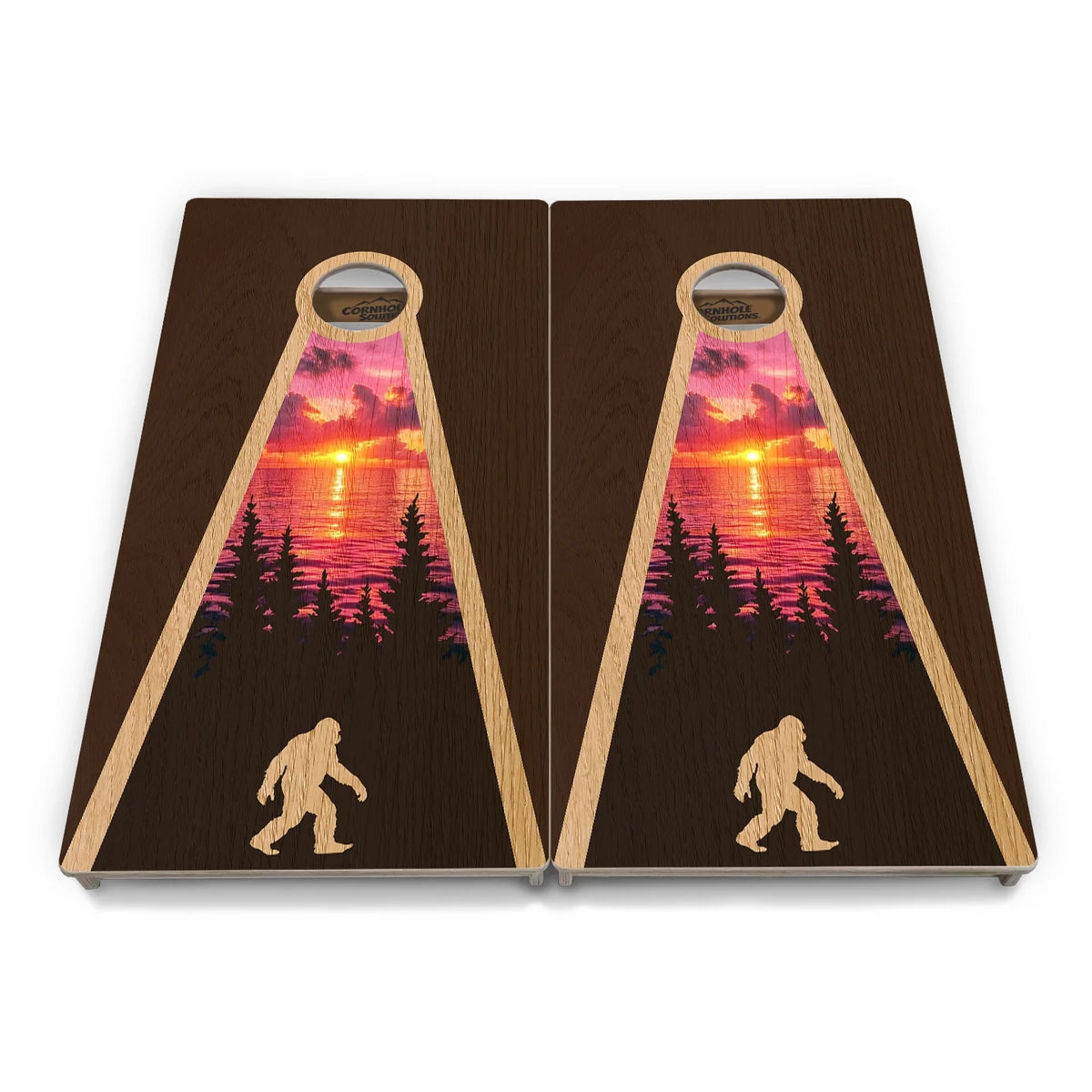 Bigfoot Triangle Cornhole Boards - Professional Tournament Series