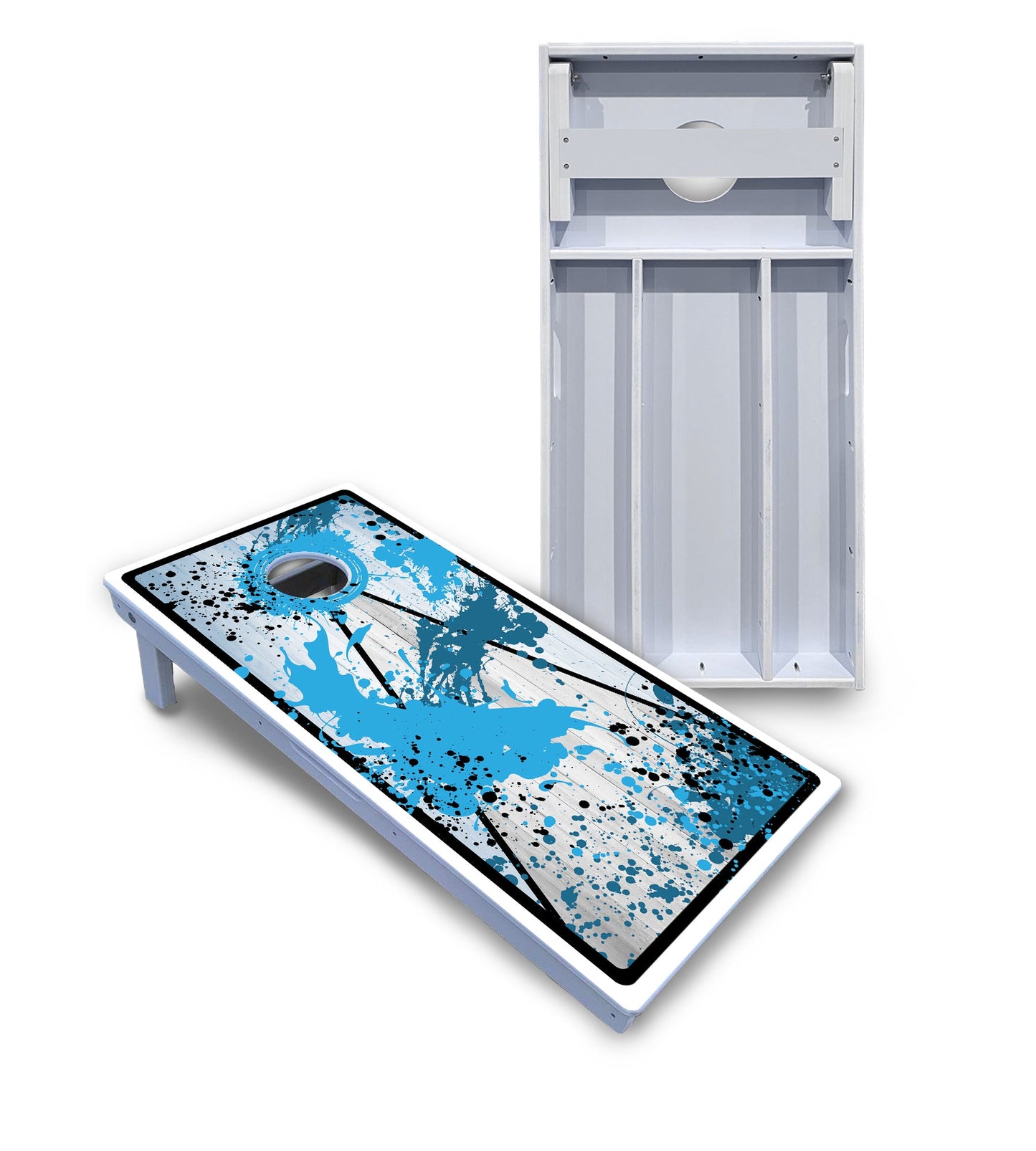 Paint Splatter Cornhole Boards - All Weather Series