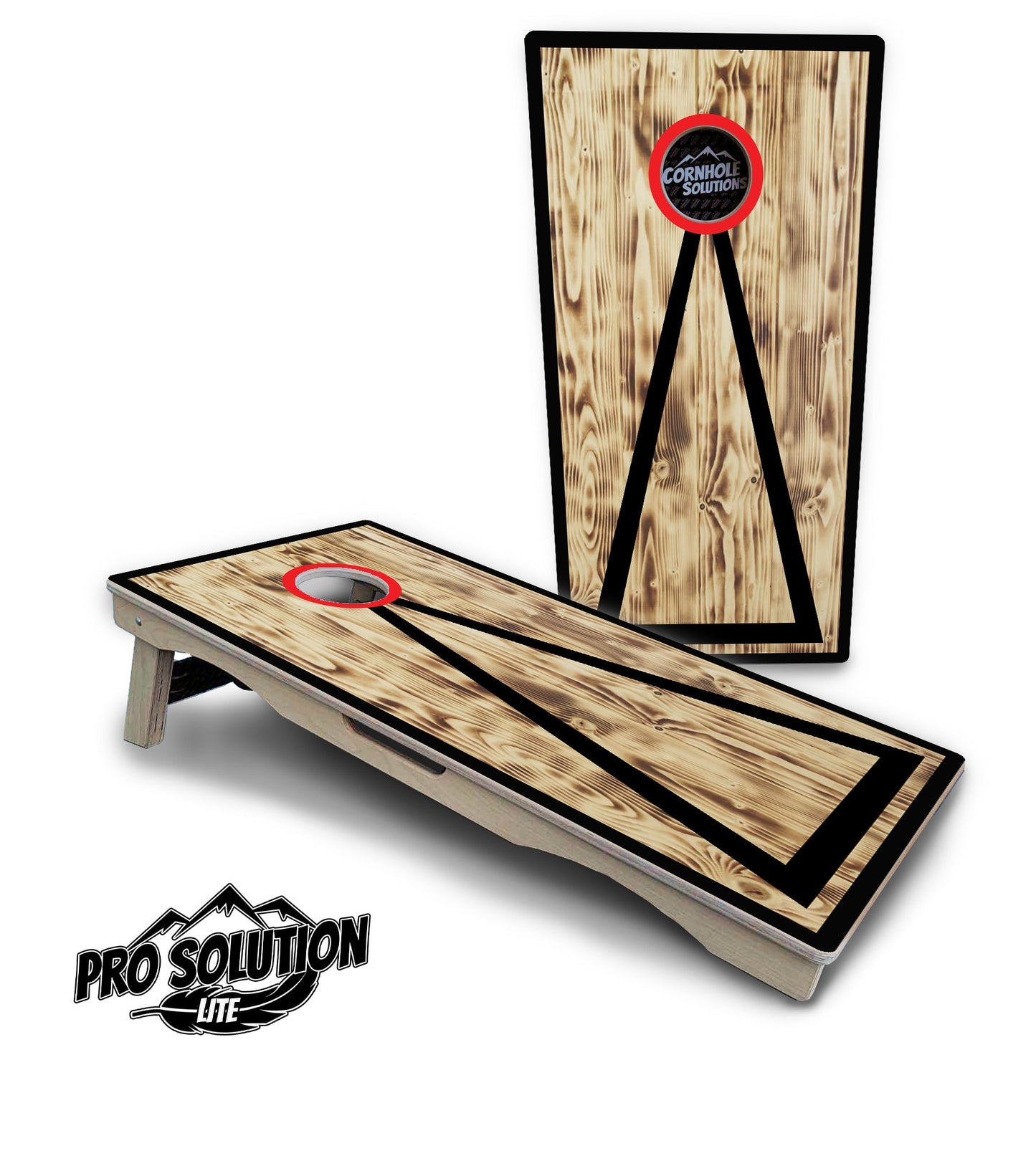 Burnt Triangle Cornhole Boards - Pro Solution Lite Series
