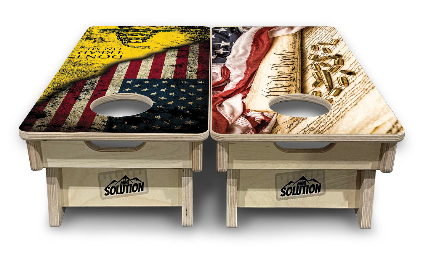 Mini Cornhole Boards - DTOM & WTP