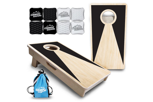 Mini Cornhole Boards - Natural Keyhole