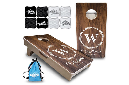 Mini Cornhole Boards - Wreath