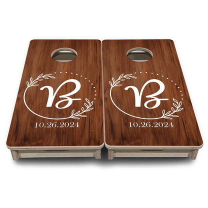 Mini Cornhole Boards - Laurel Wreath