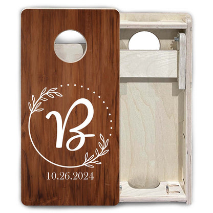 Mini Cornhole Boards - Laurel Wreath