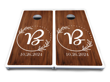 Laurel Wreath Cornhole Boards - All Weather Series