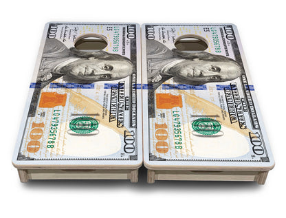 Mini Cornhole Boards - $100 Bill