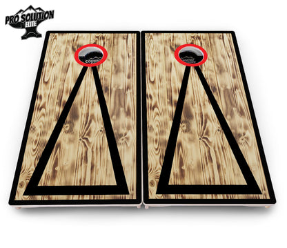 Burnt Triangle Cornhole Boards - Pro Solution Elite Series