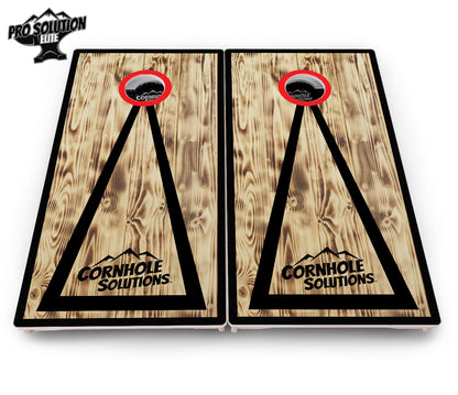 Burnt Triangle Cornhole Boards - Pro Solution Elite Series