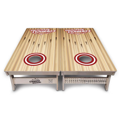 Bowling CS Logo Cornhole Boards - Professional Tournament Series