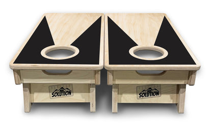 Mini Cornhole Boards - Natural Keyhole