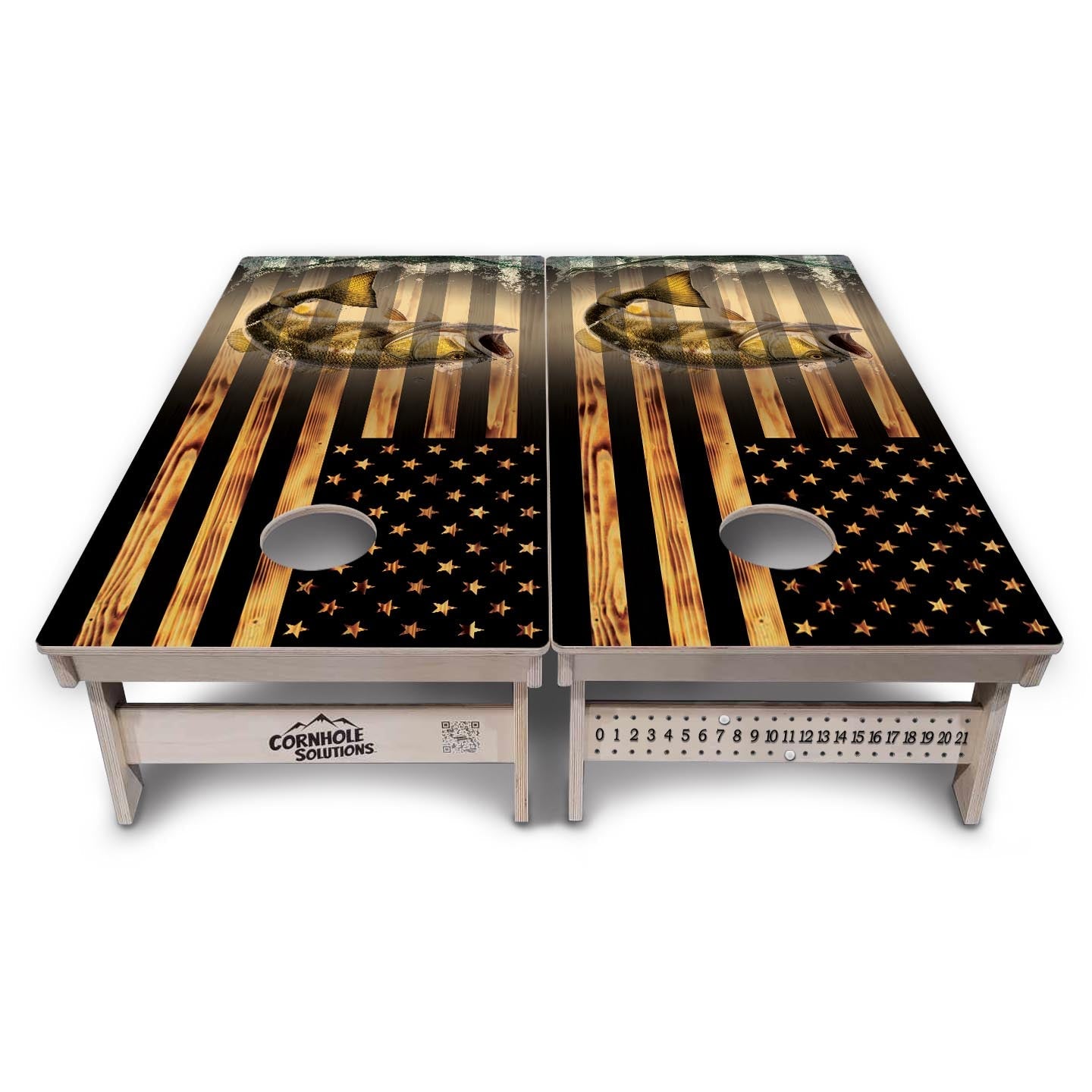 Hidden Fish Cornhole Boards - Professional Tournament Series