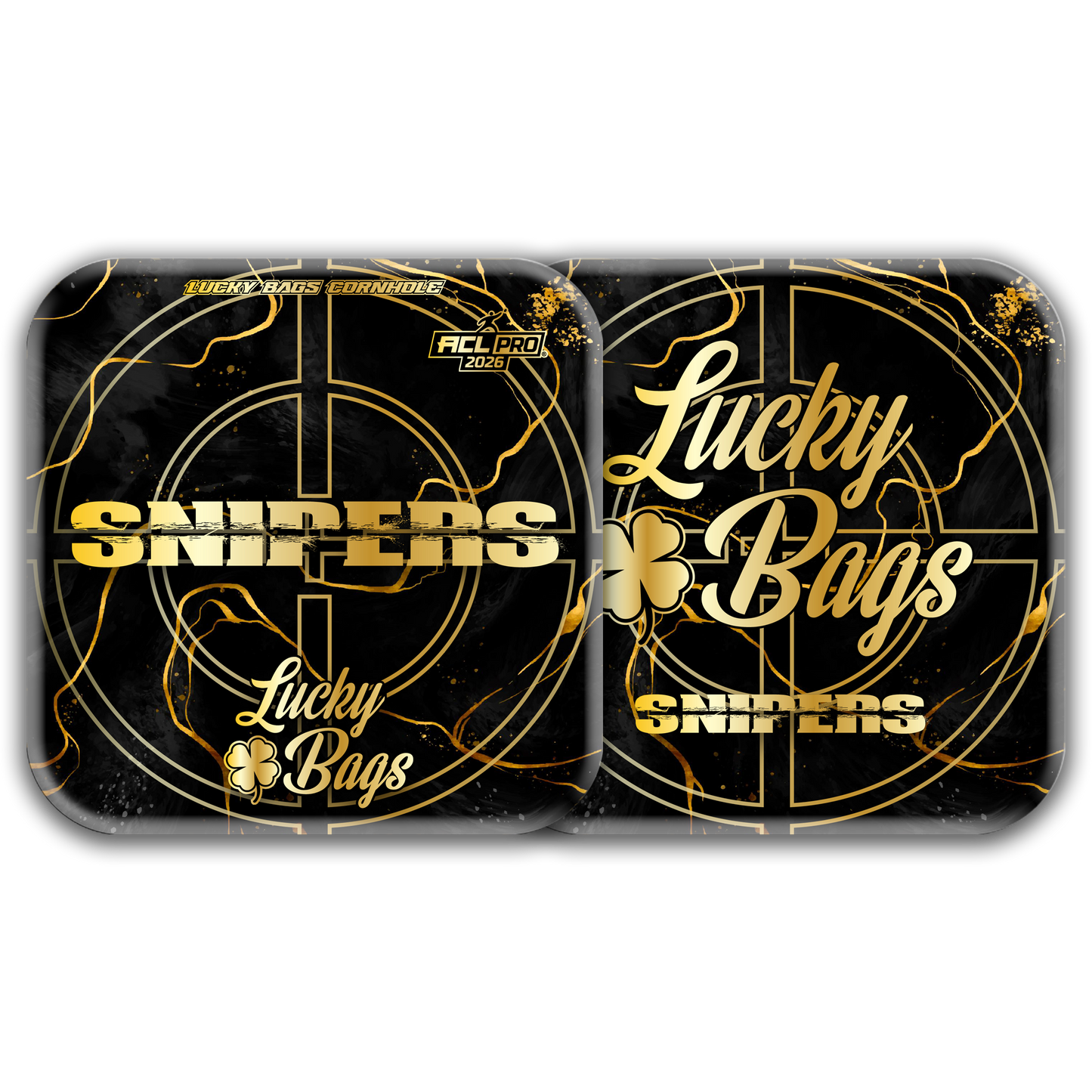 Snipers Black / Gold Marble