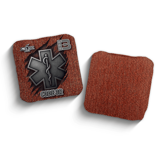 2026 Brotherhood Cornhole Code 3 First Responder Medical Edition ACL Pro Stamped Cornhole Bags