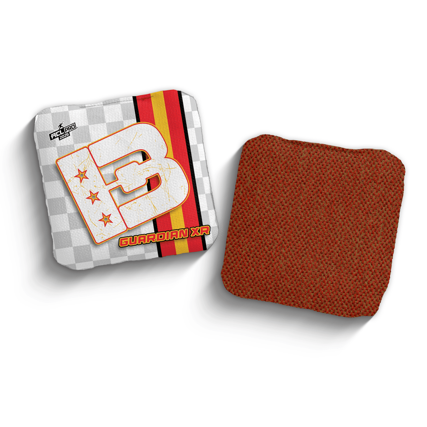 2026 Brotherhood Cornhole Guardian X Checkered Edition ACL Pro Stamped Cornhole Bags