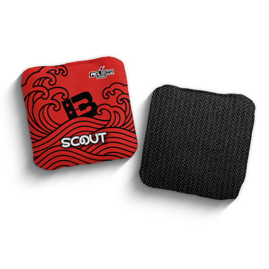 2026 Brotherhood Cornhole Scout Japanese Wave Edition ACL Comp Stamped Cornhole Bags
