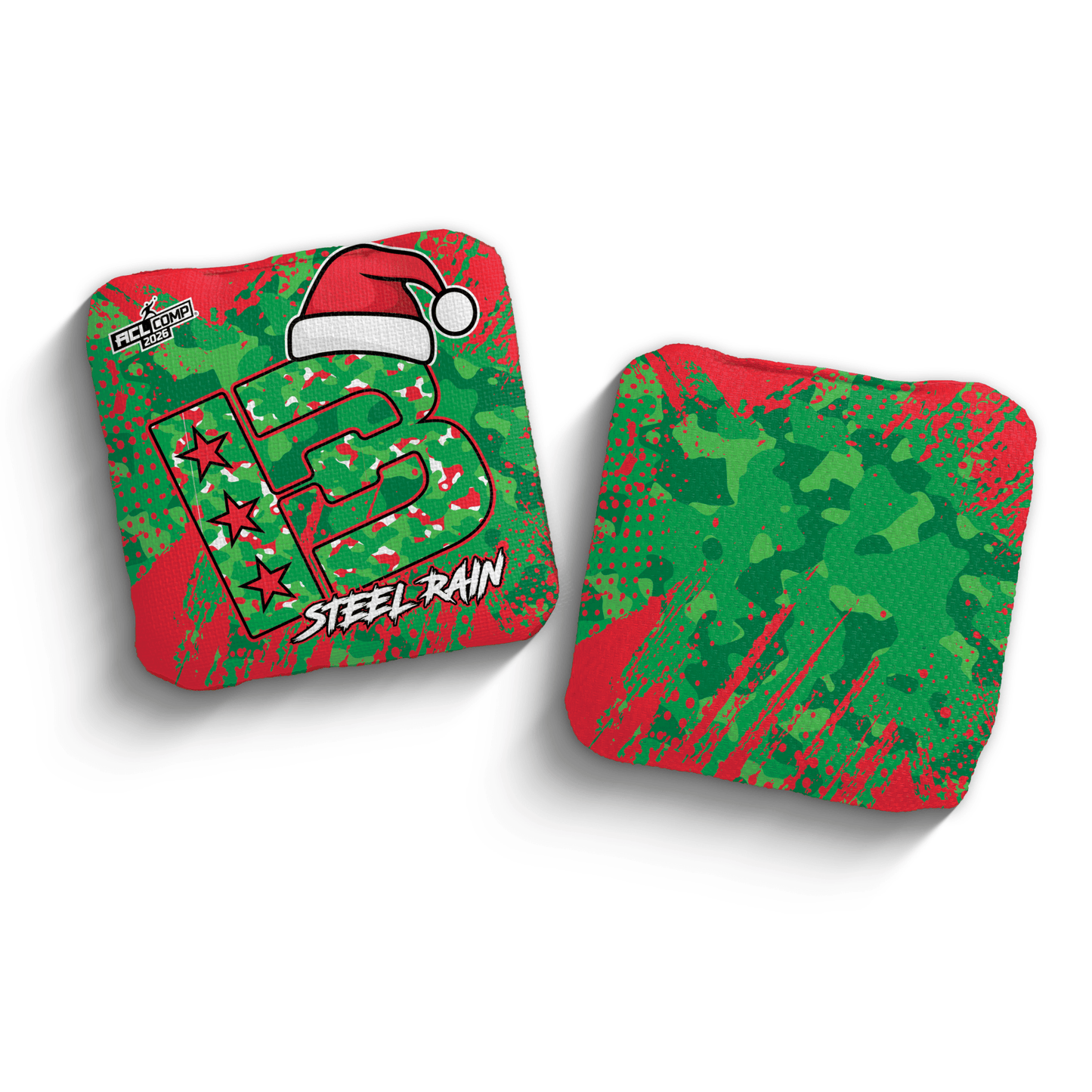 2026 Brotherhood Cornhole Steel Rain Camo Edition ACL Comp Stamped Cornhole Bags