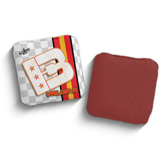 2026 Brotherhood Cornhole Valor Checkered Edition ACL Pro Stamped Cornhole Bags