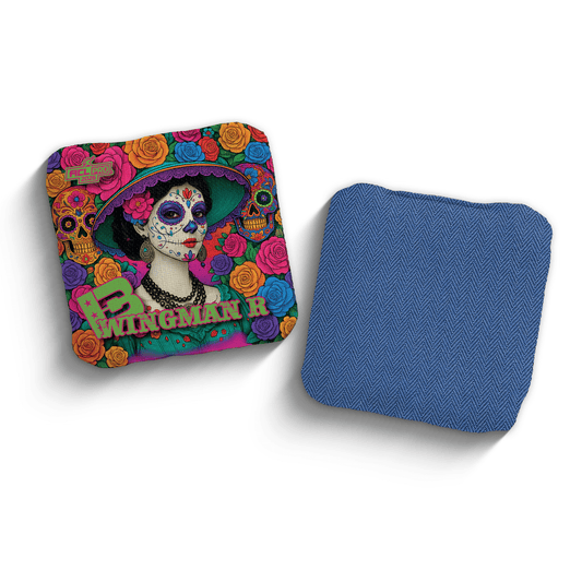 2026 Brotherhood Cornhole Wingman La Catrina Edition ACL Pro Stamped Cornhole Bags