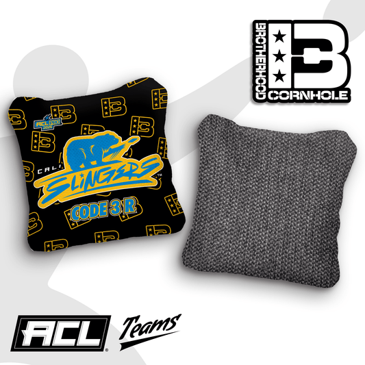 2026 Cali Slingers Pro Team Code 3 Cornhole Bags – ACL Pro Stamped