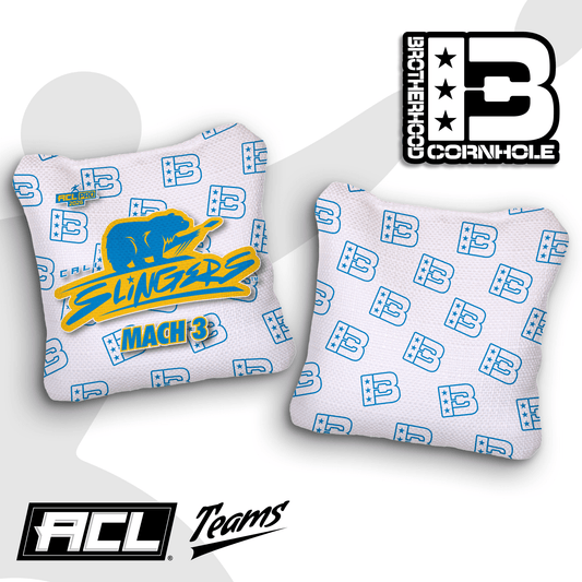 2026 Cali Slingers Pro Team Mach 3 Cornhole Bags – ACL Pro Stamped