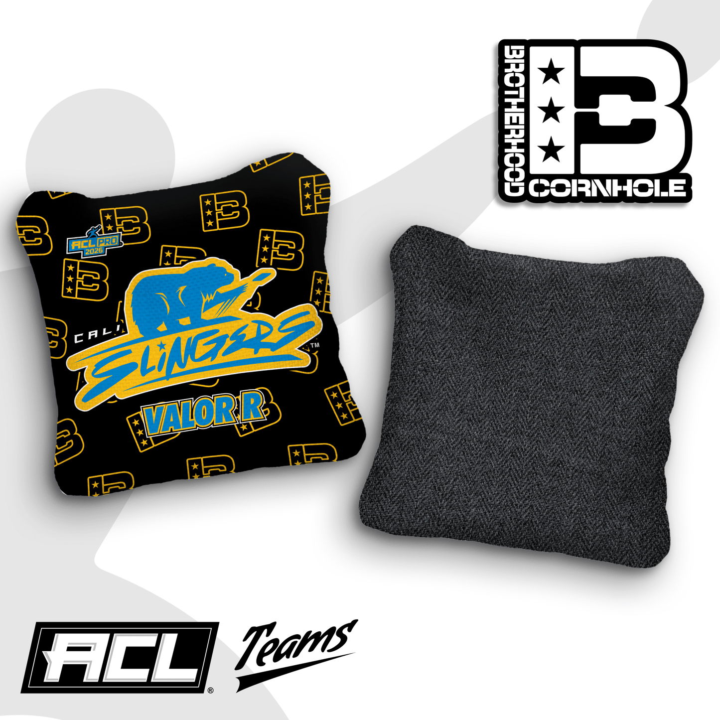 2026 Cali Slingers Pro Team Valor Cornhole Bags – ACL Pro Stamped