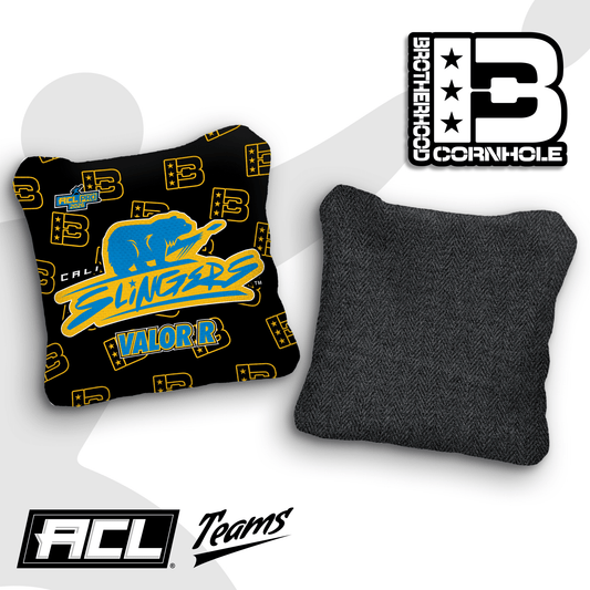 2026 Cali Slingers Pro Team Valor Cornhole Bags – ACL Pro Stamped