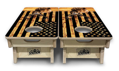Mini Cornhole Boards - Colorful Deer & Fish