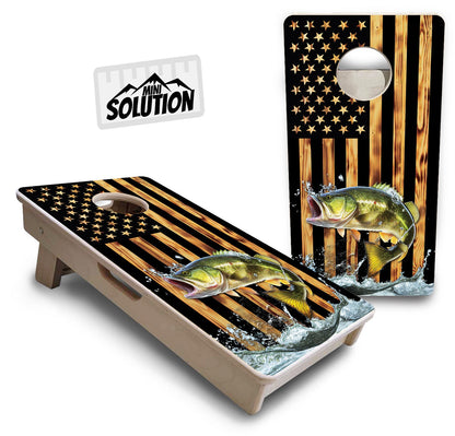 Mini Cornhole Boards - Colorful Deer & Fish