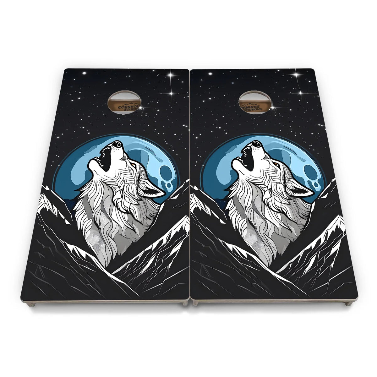 Wolf Howling Cornhole Boards - Professional Tournament Series