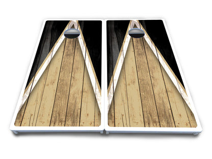 Team Color Triangle Cornhole Boards - All Weather Series