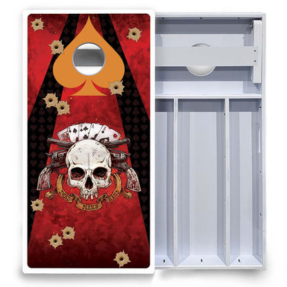 Artist Series Cornhole Boards - All Weather Series - Deadman's Hand