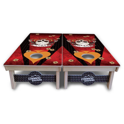 Artist Series Cornhole Boards - Professional Tournament Series - Deadman's Hand