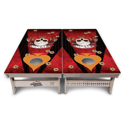 Artist Series Cornhole Boards - Professional Tournament Series - Deadman's Hand