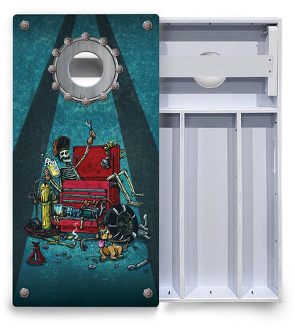 Artist Series Cornhole Boards - All Weather Series - Split Design