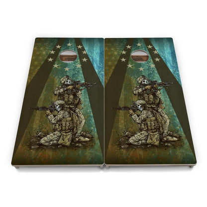 Artist Series Cornhole Boards - Professional Tournament Series - Space Race