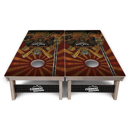 Artist Series Cornhole Boards - Professional Tournament Series - Samurai