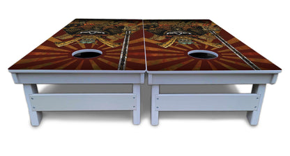 Artist Series Cornhole Boards - All Weather Series - Split Design