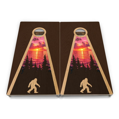 Bigfoot Triangle Cornhole Boards - Professional Tournament Series