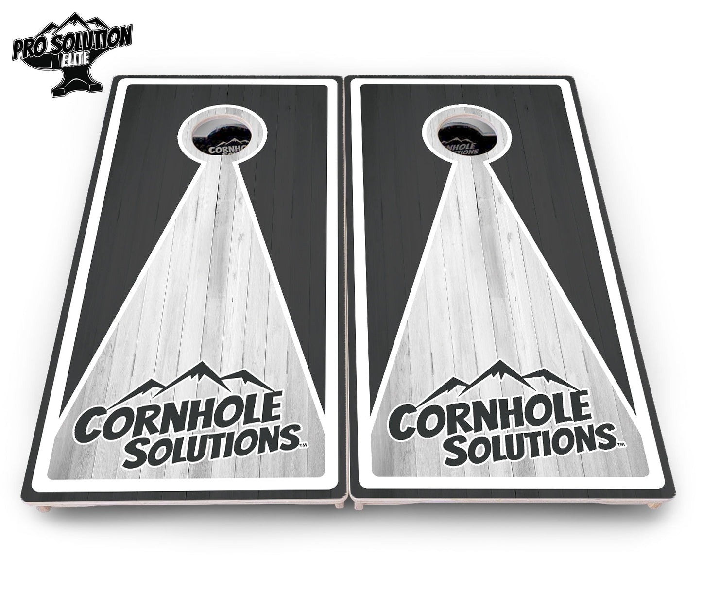 Keyhole Design Options CS Logo Cornhole Boards - Pro Solution Elite Series