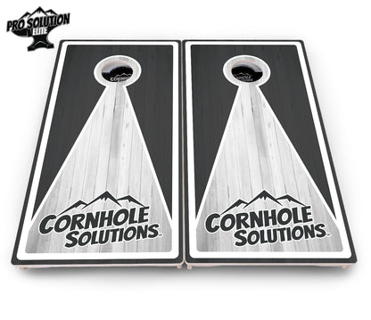 Keyhole Design Options CS Logo Cornhole Boards - Pro Solution Elite Series