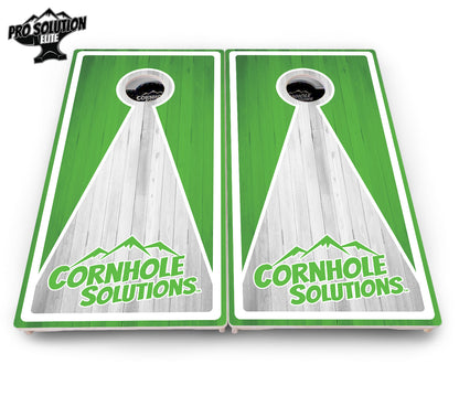 Keyhole Design Options CS Logo Cornhole Boards - Pro Solution Elite Series