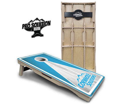 Keyhole Design Options CS Logo Cornhole Boards - Pro Solution Elite Series