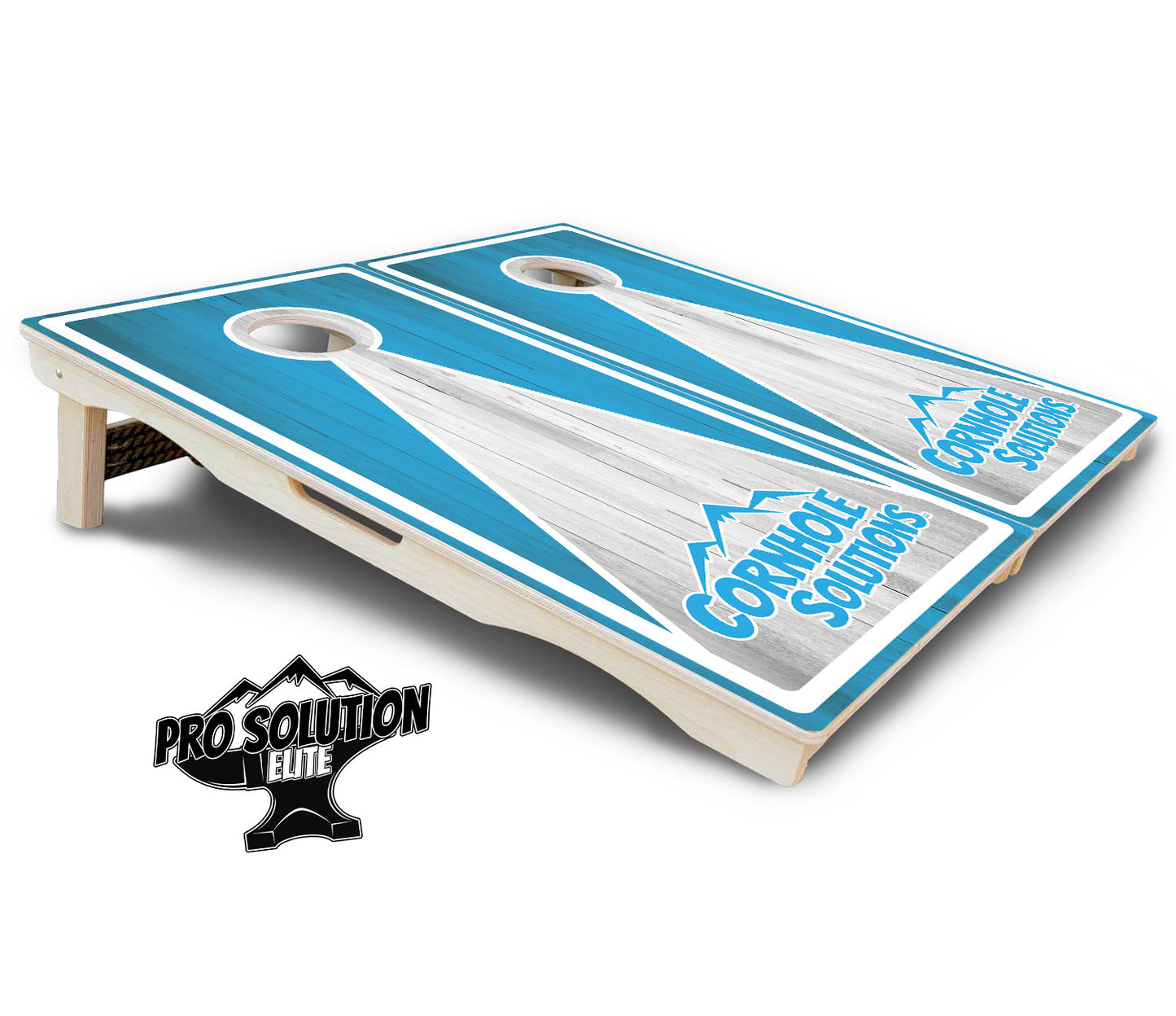 Keyhole Design Options CS Logo Cornhole Boards - Pro Solution Elite Series