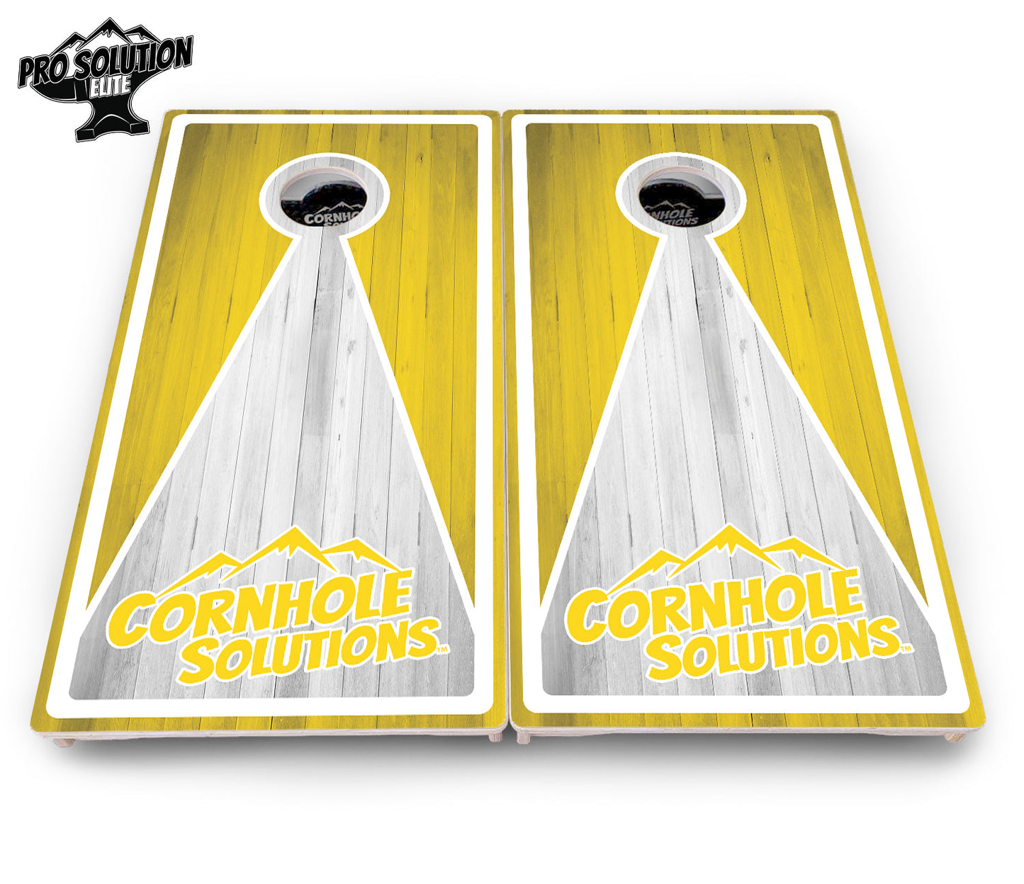 Keyhole Design Options CS Logo Cornhole Boards - Pro Solution Elite Series