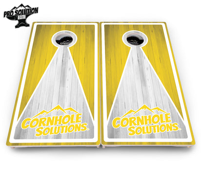Keyhole Design Options CS Logo Cornhole Boards - Pro Solution Elite Series